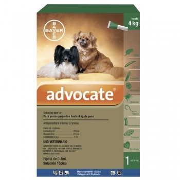 Advocate - Perros Hasta 4 Kg.