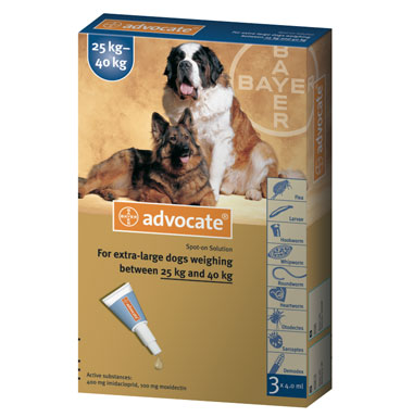Advocate - Perros De 25 Hasta 40 Kg.