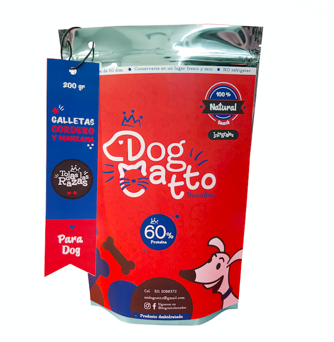 Galletas De Cordero Y Manzana Dogcatto