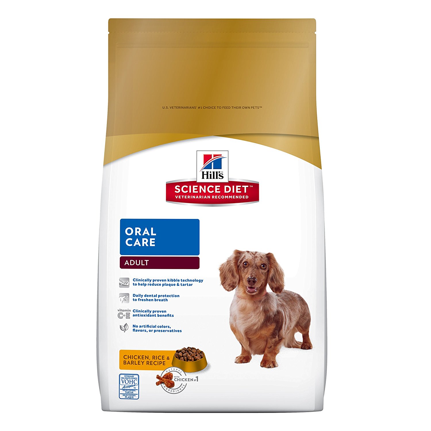 Hills Oral Care Chicken, Rice And Barley Adulto