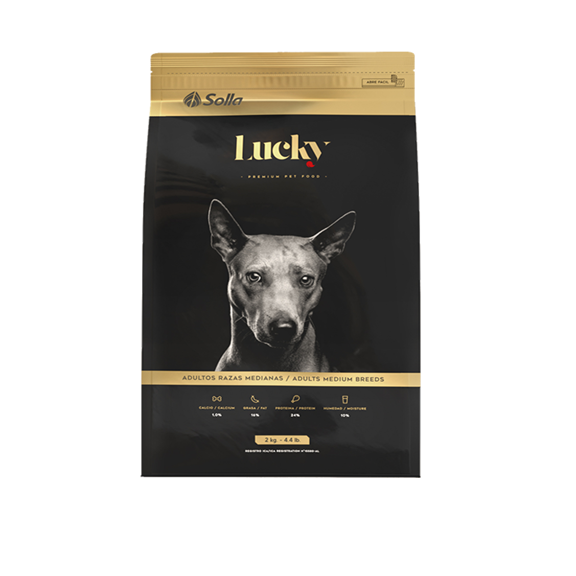 Lucky - Alimentos Perros Adultos Raza Mediana