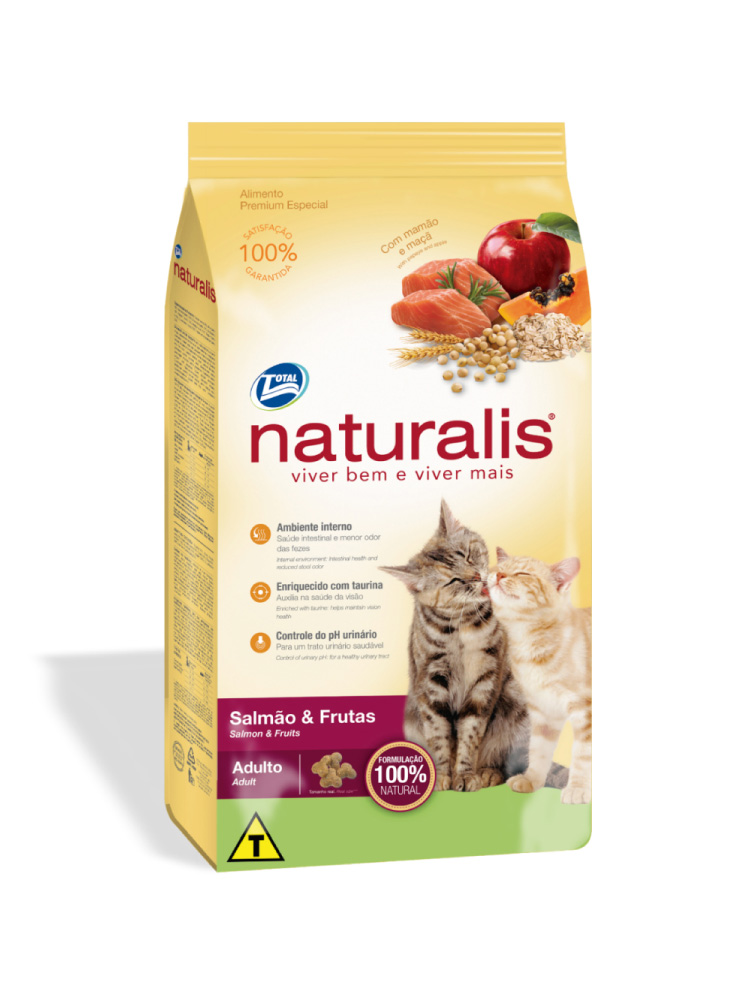 Naturalis Adulto Salmao E Frutas