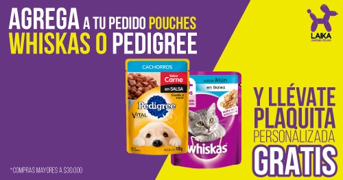 Whiskas Plaquita Personalizada Promo 