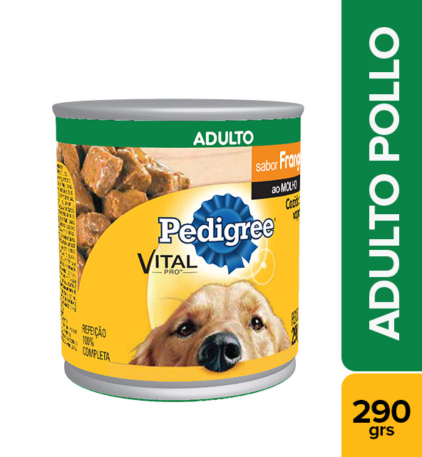 Pedigree Alimento Húmedo Para Perro Adulto Pollo Lata