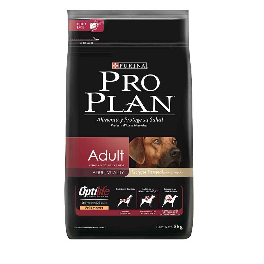 Pro Plan - Adulto Razas Grandes Con Optilife