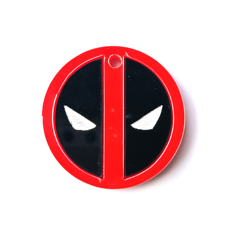 l3 Cats - Plaquita De Identificación De Deadpool Perro