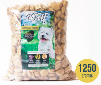 Wolf - Recarga de Chips De Hígado Bolsa Raza Pequeña