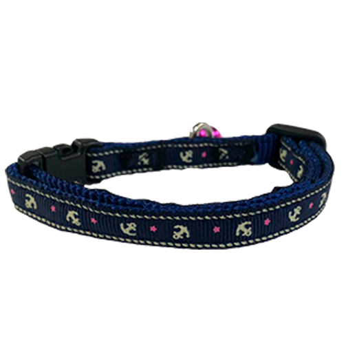 Collar Azul Anclas