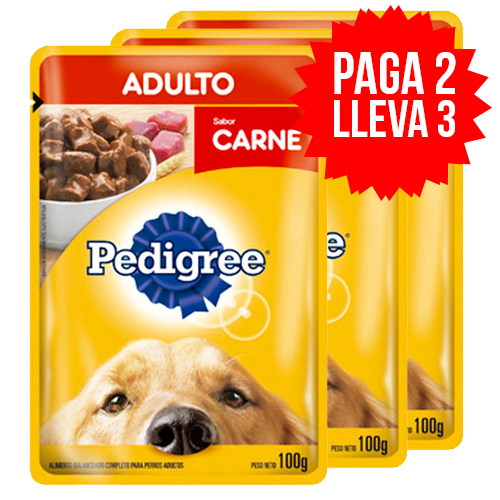 .Pedigree Pouch Adulto Carne Pag2lle3