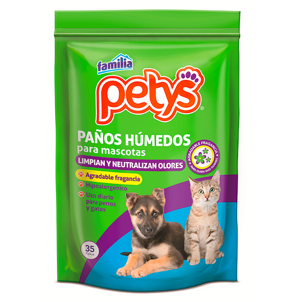 Toallas Petys Repuesto - Pañitos Humedos 35 Un