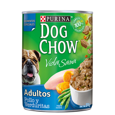 Dog Chow Pollo Y Verduritas Lata 
