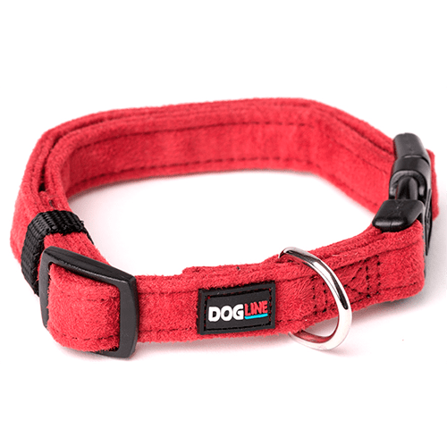 dogline-collar-de-microfibra-rojo
