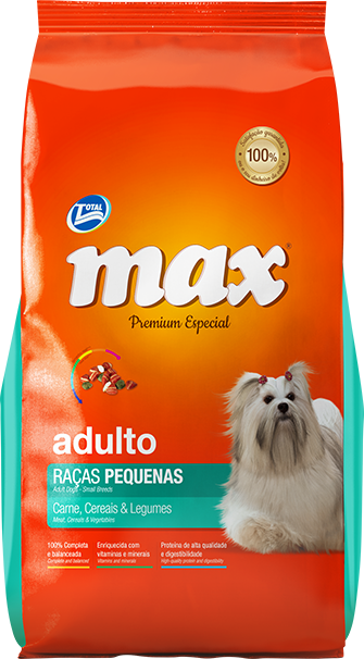 Max -  Premium Adultos Razas Pequeñas Carne, Cereales Y Verduras