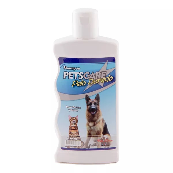Shampoo Pets Care Pelo Dorado