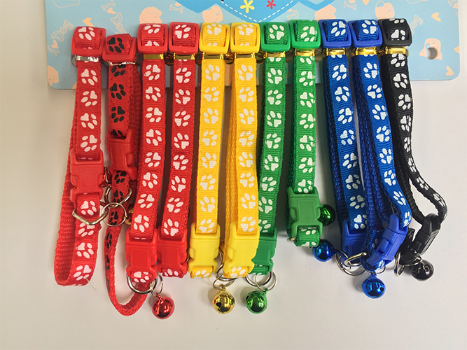 Collares Huellitas Colores